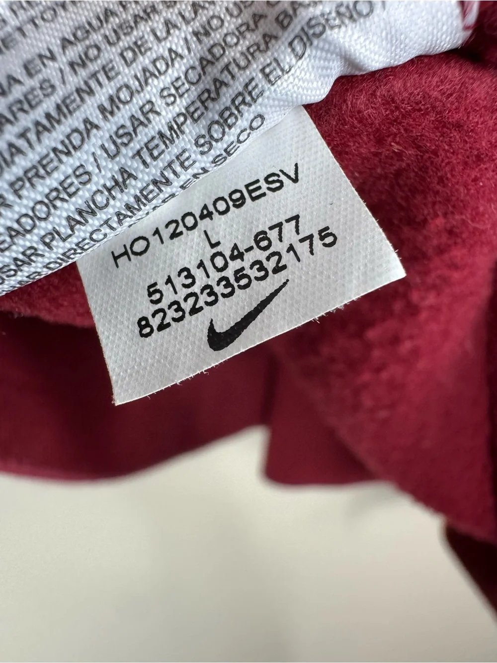 Washington Redskins NFL Nike Crewneck Sweatshirt large